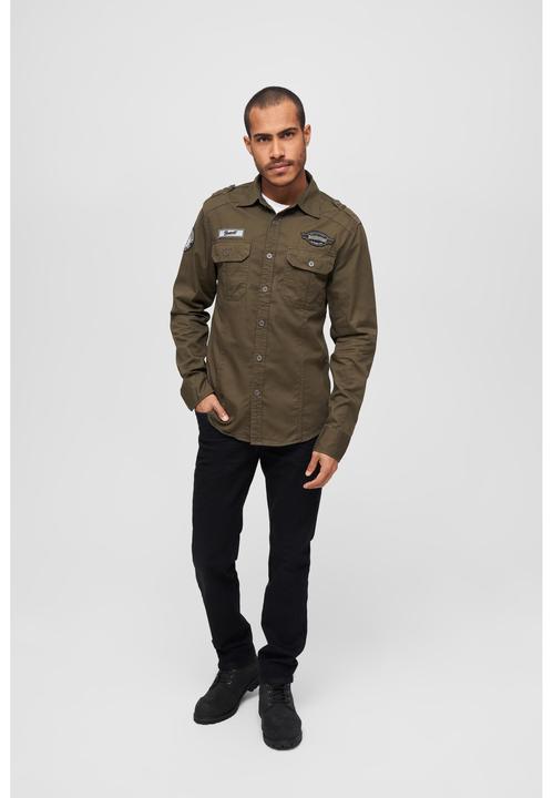 Actual product image Brandit Luis Vintage Shirt - 8100 (L)