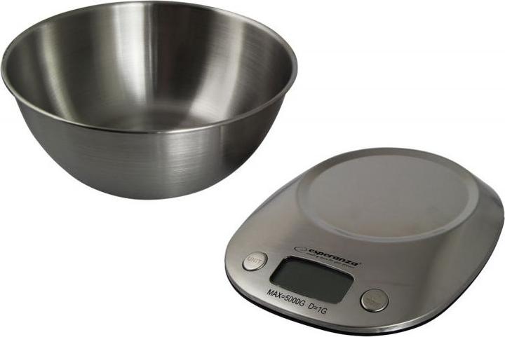 Actual product image Esperanza EKS008 Electronic Kitchen Scale with Bowl
