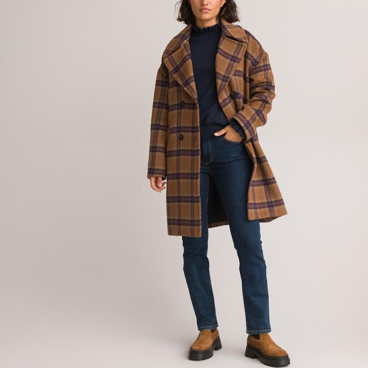 Produktbild La Redoute Collections Pullover mit gerüschtem Stehkragen und langen Ärmeln (XXL)