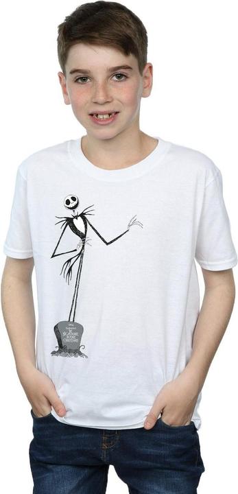 Actual product image Disney Boys Nightmare Before Christmas Jack Pose T-Shirt (140, 146)