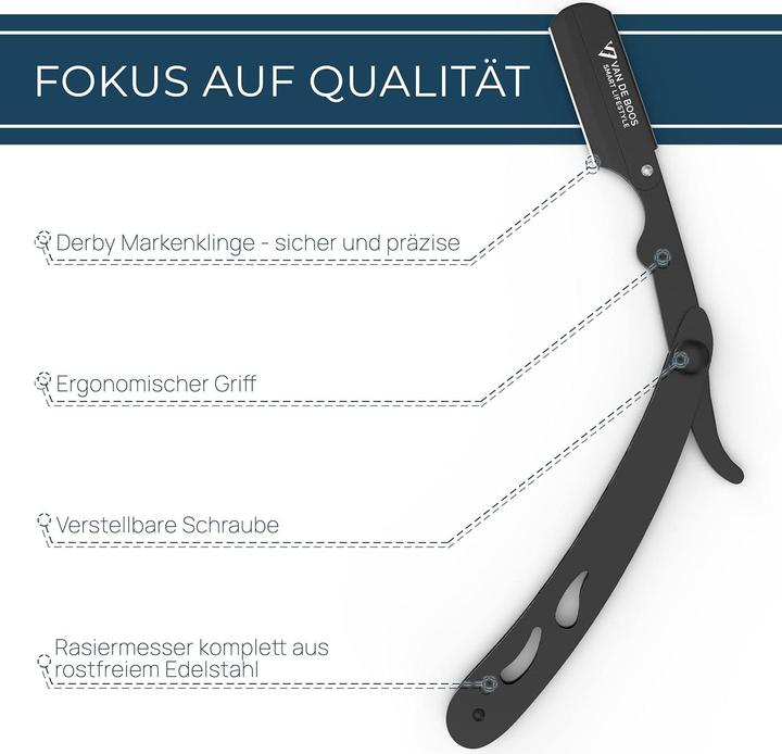 Actual product image Van de Boos Razor set