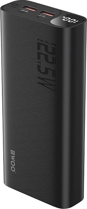 Actual product image Bwoo 20W 20000 mAh power bank with LCD screen, black (20000 mAh)