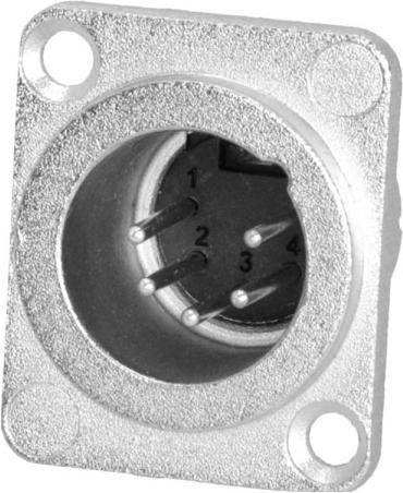 Immagine prodotto Adam Hall 4 STAR P XM5 - Jack da pannello XLR 5 poli maschio tipo D