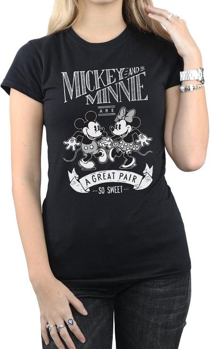Immagine prodotto Disney Mickey And Minnie Mouse Great Pair Maglietta Donna (M)