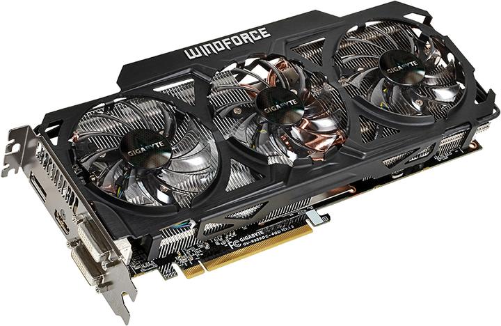 Actual product image Gigabyte Radeon R9 290 WindForce 3X (4 GB)