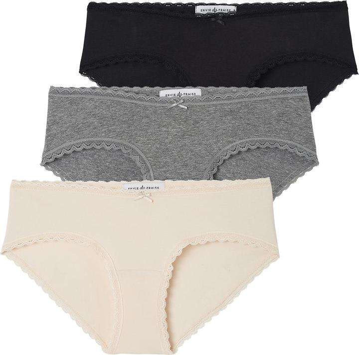 Immagine prodotto Envie de Fraise Bio-Kollektion: 3er-Pack Umstands-Shortys (42, confezione da 3)