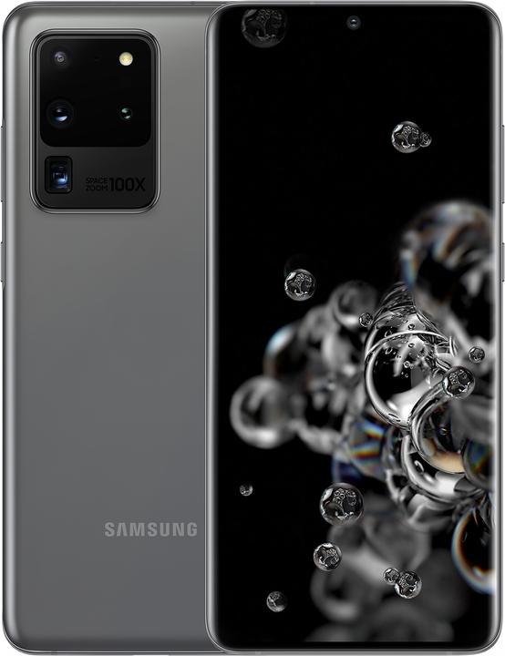 Samsung Galaxy S20 Ultra 5G (128 GB, Cosmic Gray, 6.90", Hybrid Dual SIM + eSIM, 108 Mpx, 5G)
