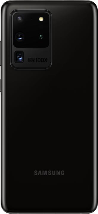 Produktbild Samsung Galaxy S20 Ultra 5G (128 GB, Cosmic Black, 6.90", Hybrid Dual SIM + eSIM, 108 Mpx, 5G)
