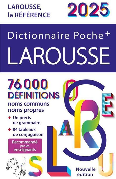 Immagine prodotto Dictionnaire Larousse poche + 2025 (Francese, Collettività, 2024)