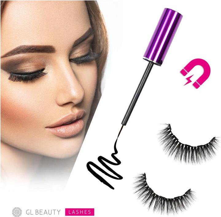 Image du produit GL Beauty Magnetic Lashes Set Nr. 3 (Cils artificiels)
