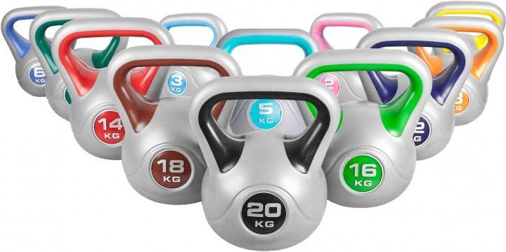 Produktbild Gorilla Sports Kettlebell Stylish (2 x 8 kg, 2 x 6 kg, 2 x 3 kg)