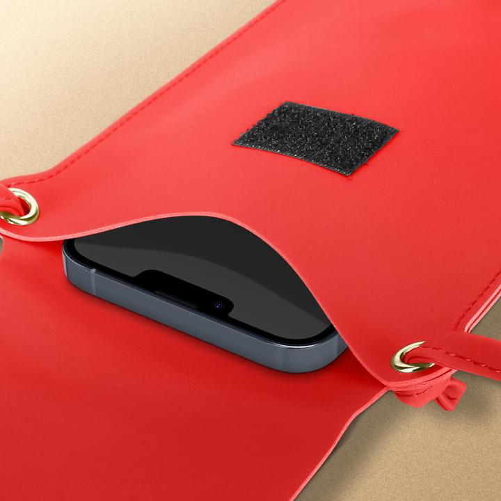 Actual product image Avizar Faux leather mobile phone case with card pocket Series (Universal)