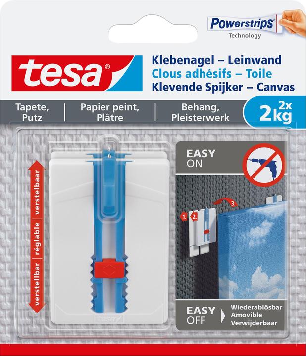 Image du produit tesa Canvas Adhesive Nail Wallpaper & Plaster Height Adjustable