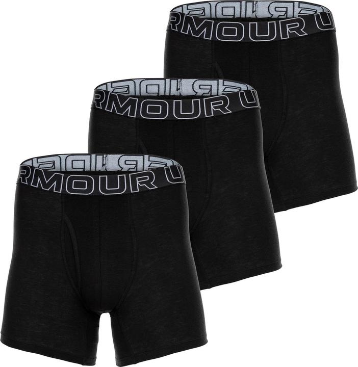Actual product image Under Armour Boxer shorts Sporty Figure-hugging UA PERFORMANCE COTTON - SOLID 6 IN 3PK (XXL, pack of 3)