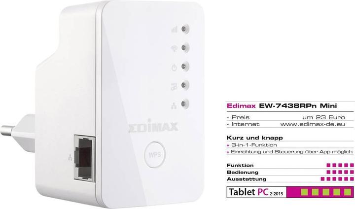 Actual product image edimax EW-7438RPn (300 Mbit/s)
