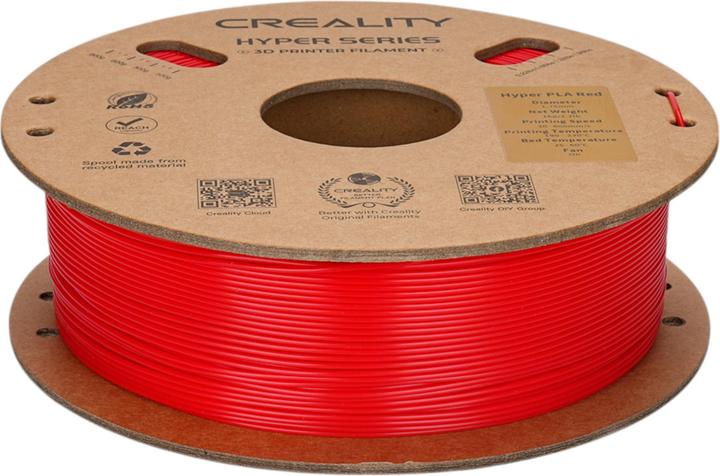 Image du produit Creality Hyper Vitesse (PLA, 1.75 mm, 1000 g, Rouge)