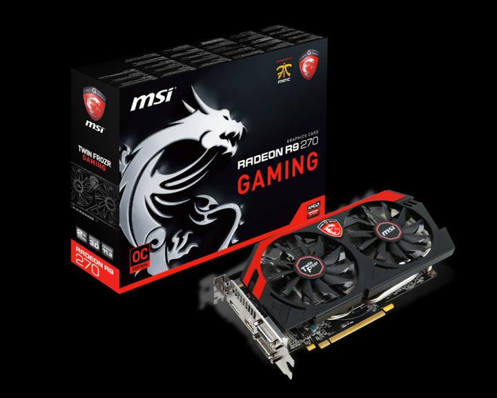 Image du produit MSI Radeon R9 270 GAMING 2G (2 Go)