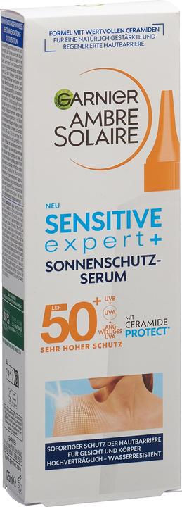 Productafbeelding Garnier Ambre Solaire Sensitive Advanced expert+ (Zonnecrème gezicht, SPF 50, 125 ml, 161 g)