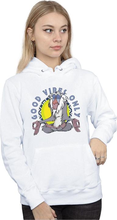 Actual product image Disney Womens/Ladies The Lion King Rafiki Good Vibes Only Hoodie (XXL)