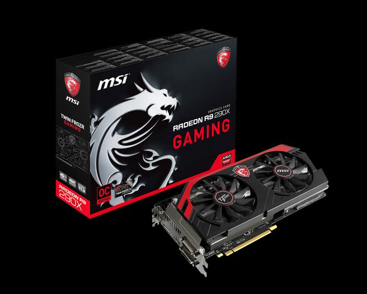 Actual product image MSI Radeon R9 290X GAMING 4G (4 GB)