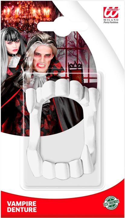 Produktbild Metamorph Vampirkostüm für Kinder 3-teilig mit Umhang, Vampirzähnen und Schminke (One Size)