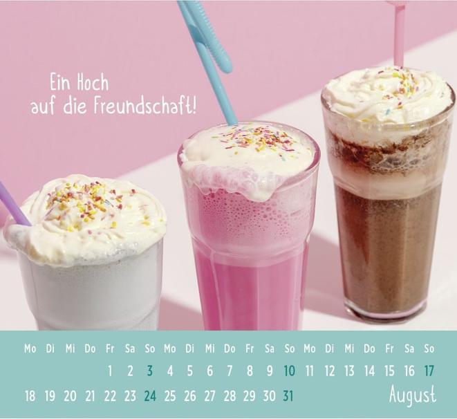 Produktbild Mini-Kalender 2025: Der kleine Freundschaftskalender (Harter Einband, Deutsch)