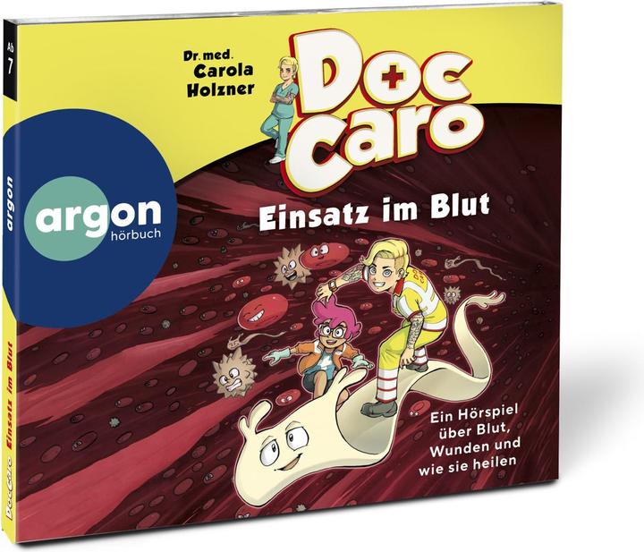 Immagine prodotto Doc Caro - Einsatz im Blut (radiodramma sul sangue, le ferite, ) (Carola Holzner, Tedesco)