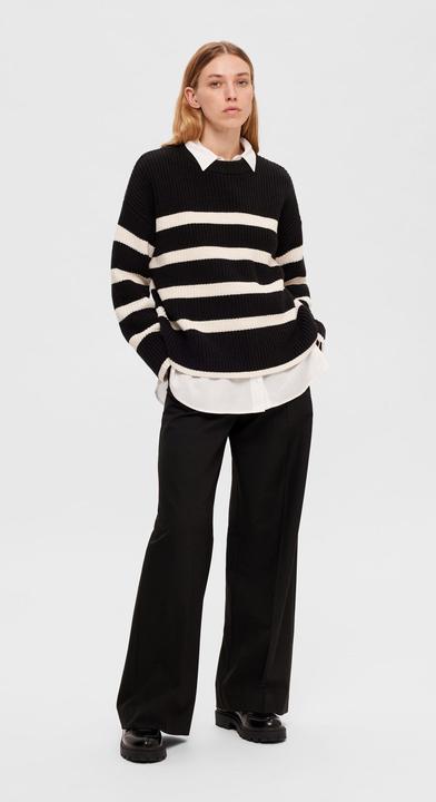 Actual product image Selected Femme Striped knit jumper (L)