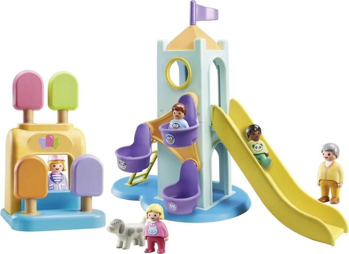 Actual product image Playmobil Adventure tower with ice cream stand (71326, Playmobil 1.2.3)