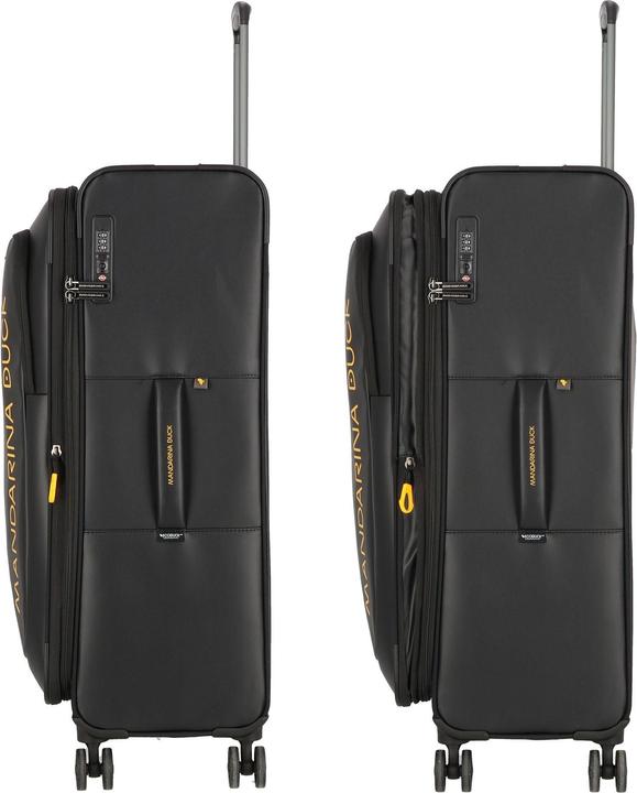 Produktbild Mandarina Duck Eco Coated 4 Rollen Trolley L 78 cm mit Dehnfalte (103.50 l, L (90 - 115l))