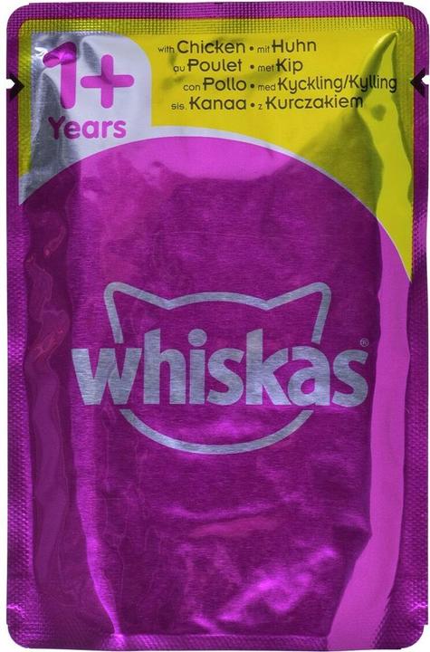 Produktbild Whiskas saszetki z drobiem dla kota 80x85g (Senior, 1 Stk., 6800 g)