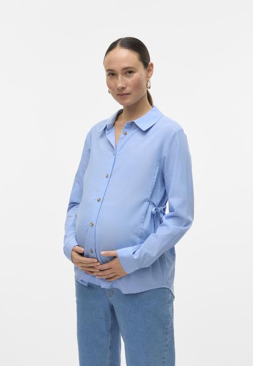 Immagine prodotto Mamalicious Vestibilità regolare Collo a camicia Polsini con bottone Maniche strette Camicia Camicia Camicia (M)