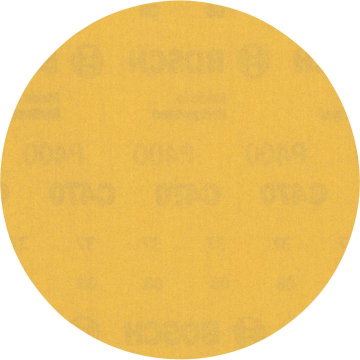 Image du produit Bosch Professional Zubehör EXPERT C470 Papier abrasif sans trous pour meuleuses d'angle et perceuses, 125 mm, G 400, 50 pcs. (400)