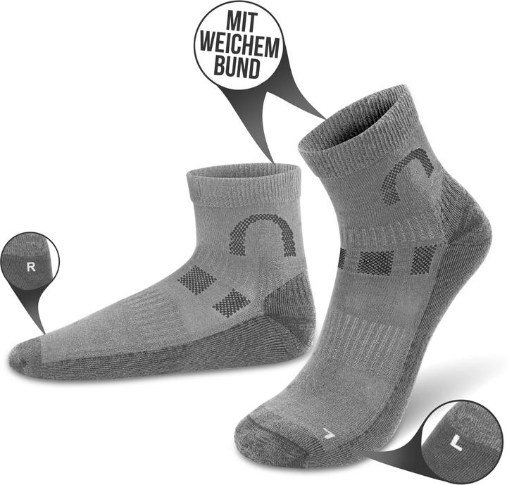 Image du produit Normani 2 paires de chaussettes courtes en mérinos (lot de 2, 35 - 38)