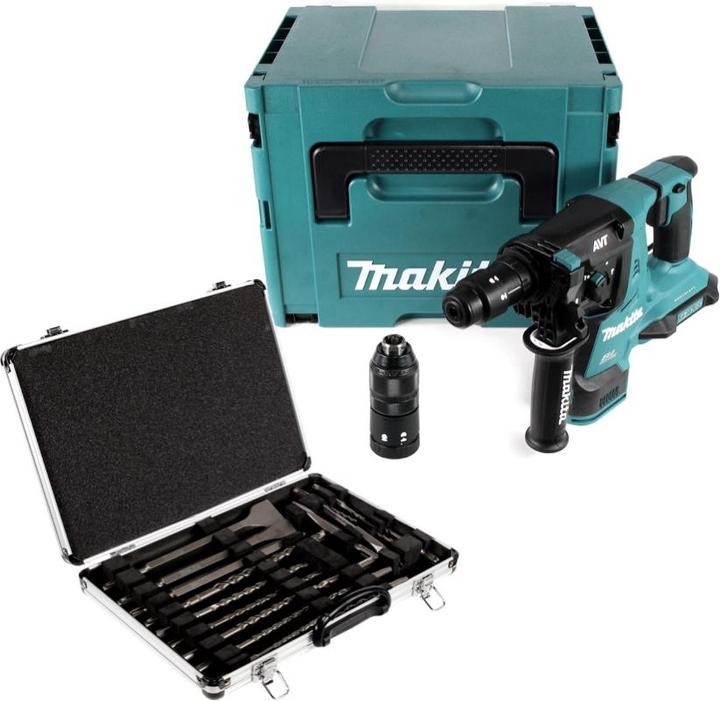 Image du produit Makita DHR 281 ZJ Brushless Perforateur-burineur sans fil 28 mm 2 x 18 V + Mandrin + Coffret MakPac (Fonctionnement sur batterie)