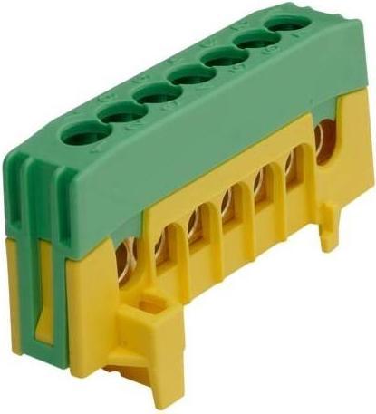 Actual product image Pollmann Distribution terminal PE7-F2 green Protective earth terminal 7x16mm² 202026