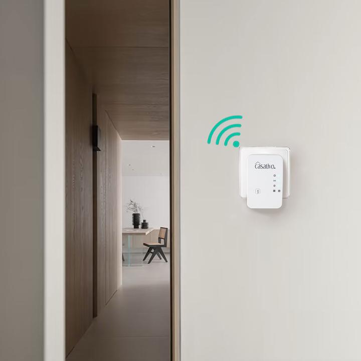 Immagine prodotto Casativo 2er-Set Mini-WLAN-Repeater mit WPS-Funktion, 300 Mbit/s, LAN-Anschluss & 2,4 GHz (300 Mbit/s)