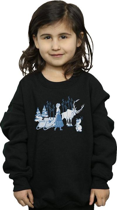 Immagine prodotto Disney Frozen Anna Sven And Olaf Felpa Ragazze (152, 158)