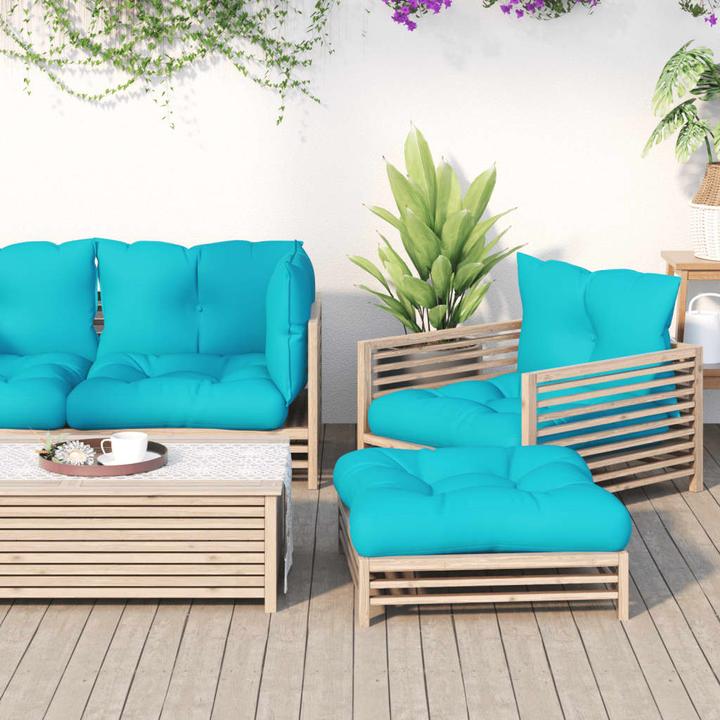Actual product image Diverse Hardware Pallet Cushion Turquoise 60x61,5x10 cm Oxford Fabric (60 x 10 x 61.5 cm)