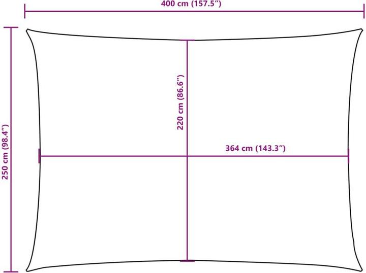 Produktbild VidaXL Nezhatok (250 x 400 cm)