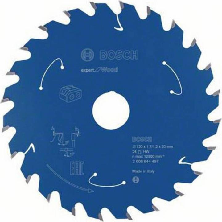 Immagine prodotto Bosch Professional Zubehör Lama circolare a batteria Expert per legno, 190 x 1,5/1 x 30, 48 denti