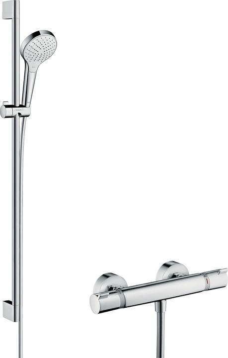 Immagine prodotto hansgrohe HG combinazione doccia RAINDANCE Croma Sel S Var Set doccia 90cm noi/chr