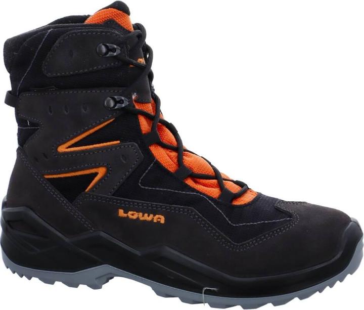 Graphit orange, Grau
