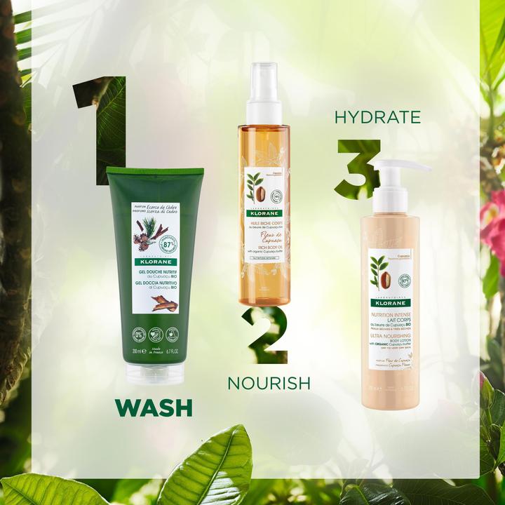 Image du produit Klorane Gel douche à l'écorce de cèdre (200 ml)