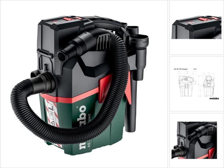 Produktbild Metabo AS 18 L PC Compact (Nass-Trockensauger)
