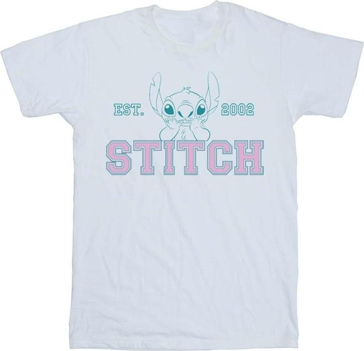 Image du produit Disney - T-shirt LILO AND STITCH COLLEGIAL PASTEL - Femme (S)