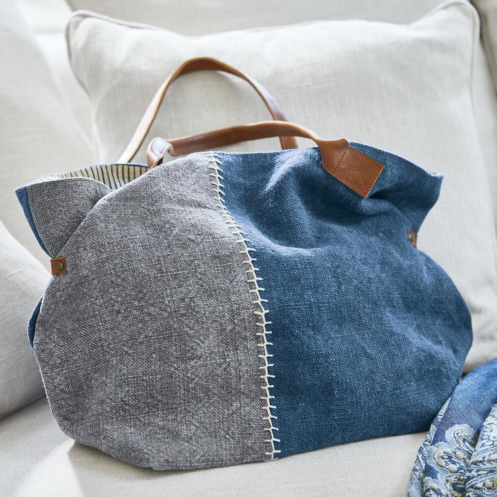 Immagine prodotto Loberon Borsa Deux-Parts blu/grigio