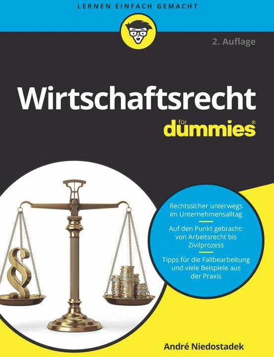 Produktbild Wirtschaftsrecht für Dummies (Deutsch, André Niedostadek, 2023)