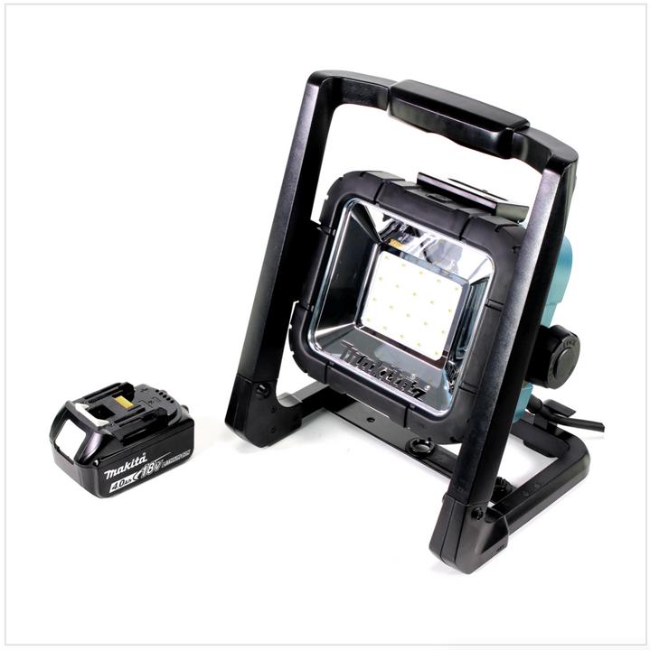 Image du produit Makita DEADML / DML 805 Lampe de chantier LED 14,4 - 18 Volt / 230 Volt + 1x Batterie BL 1840 B 18V (750 lm)
