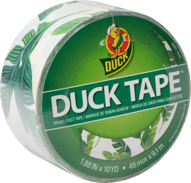Actual product image Duck Tape Adhesive tape pattern Banana Leaf 48 mm, roll 9.1 m (48 mm)